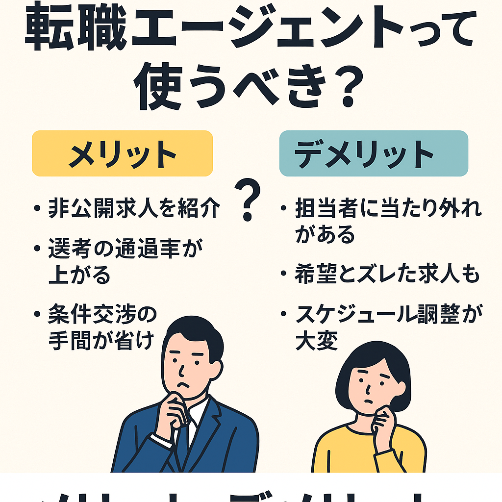 【転職エージェントは慎重に選べ】失敗しないための“見極めポイント7選”