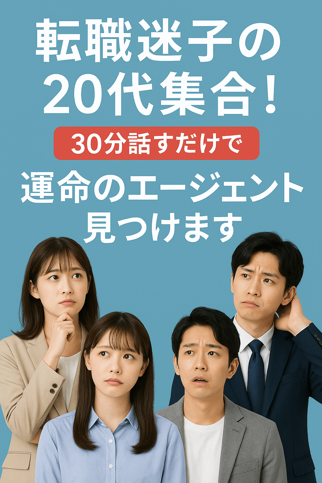 30分の簡単オンラインインタビューで、あなたの魅力を最大化!